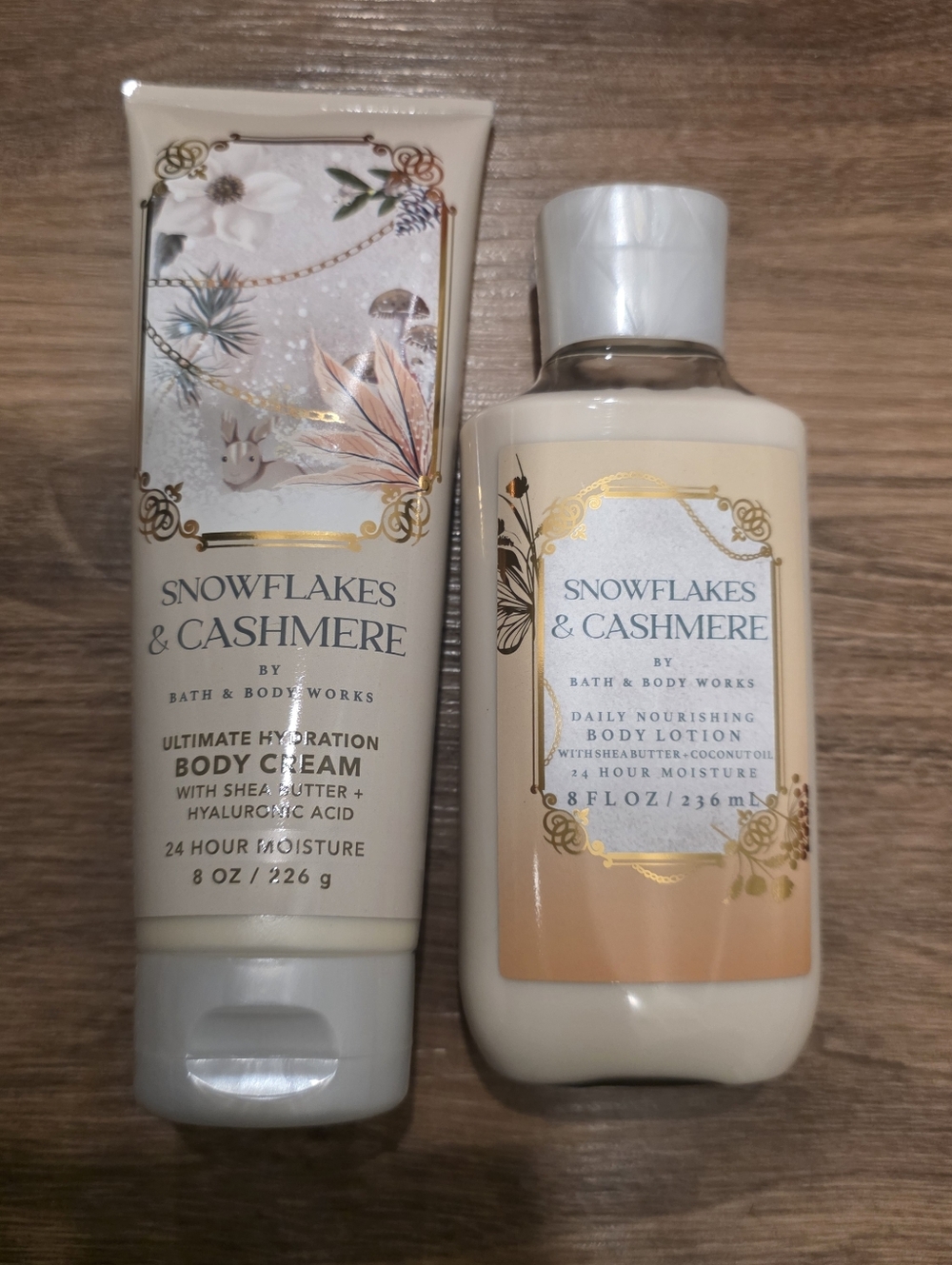 Bath & Body Works Snowflakes And Cashmere BUNDLE